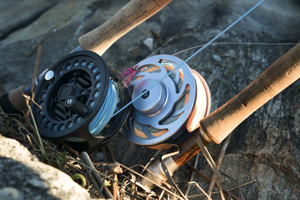 Testing the new O C R Bighorn semi automatic fly reel, Classic Fly Reels