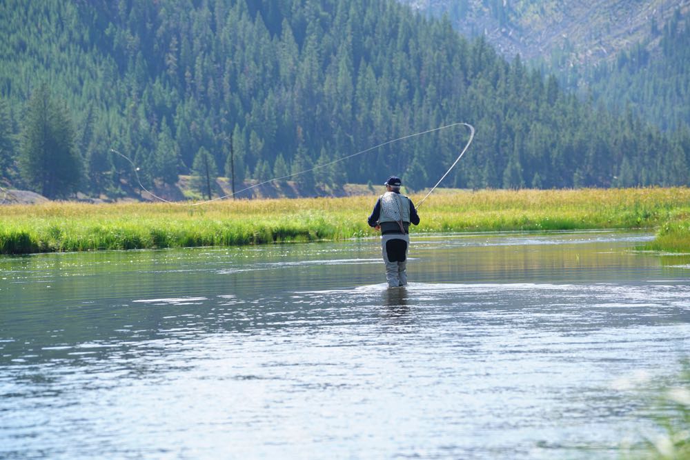 Fly fishing the Kootenai River in Montana