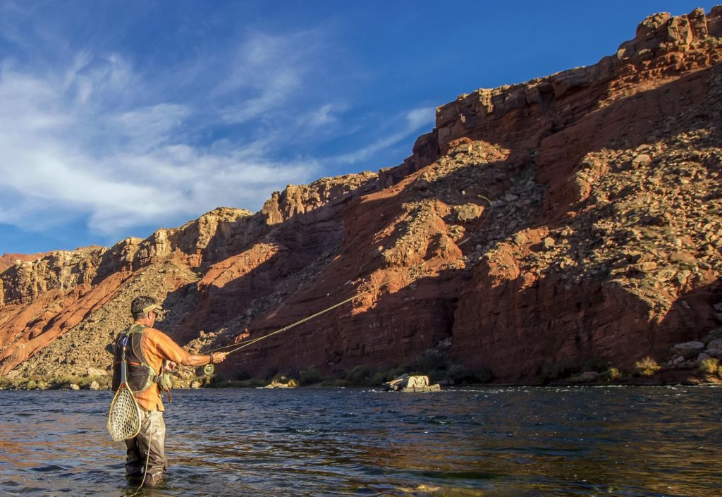 Fly Fishing in Arizona Canyon River