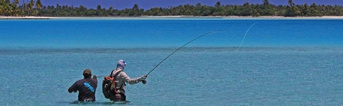 Fly Fishing Bonefish in Shallow Wading Water