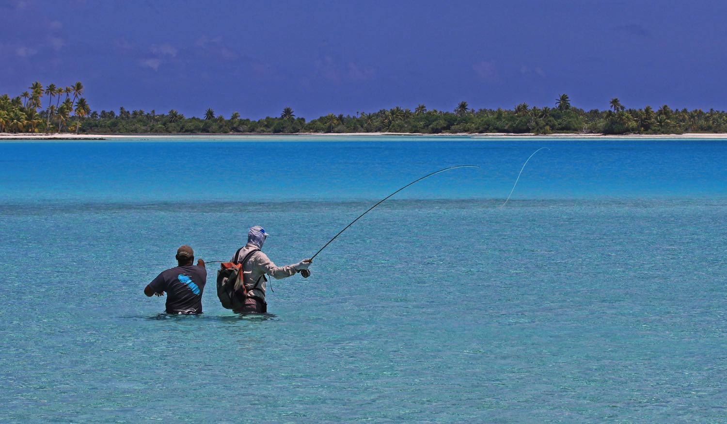 Fly Fishing Bonefish in Shallow Wading Water