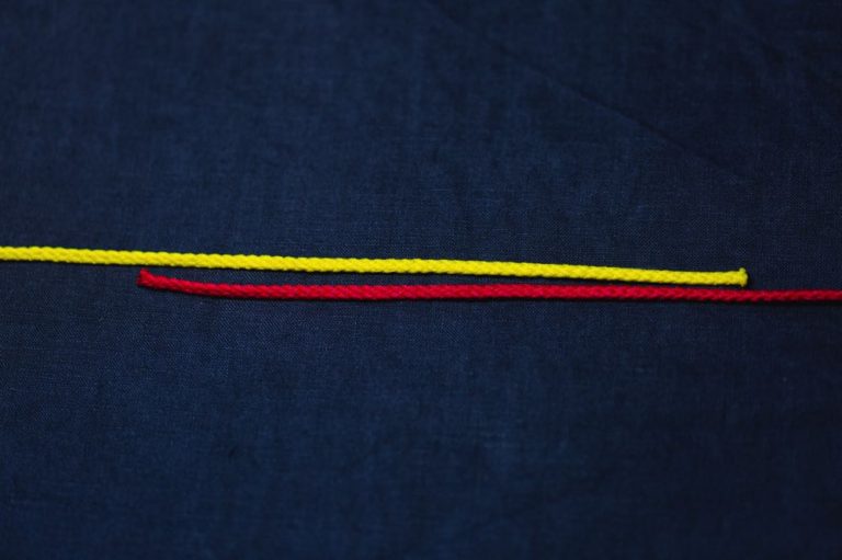 uni-knot two lines_step1