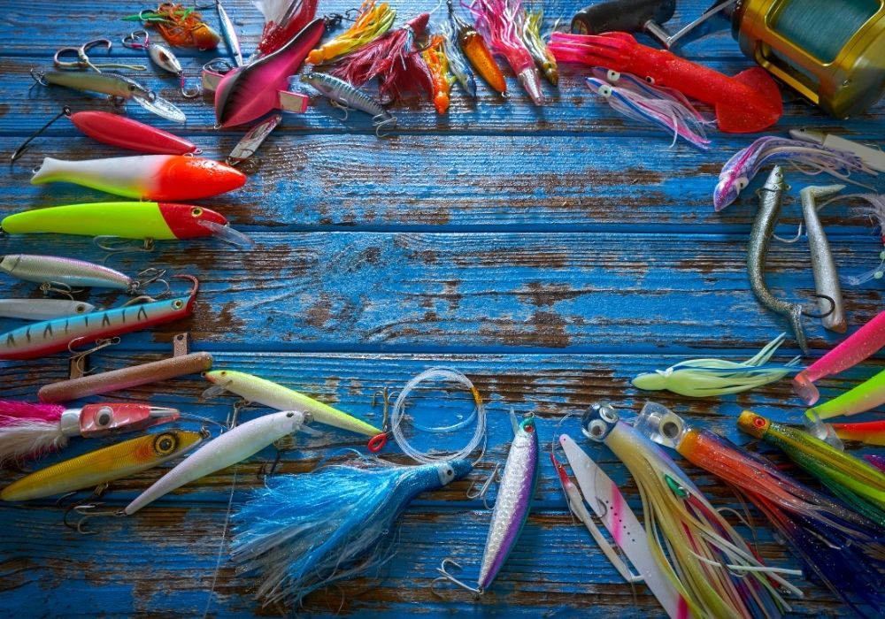 Vintage Fly Fishing Lures - Group of 5 Poppers - Mixed Brands and