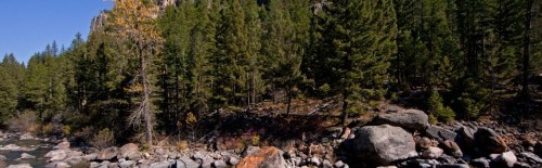 Gallatin River near Big Sky, Montana.