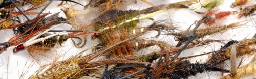 A variety of fly fishing midges