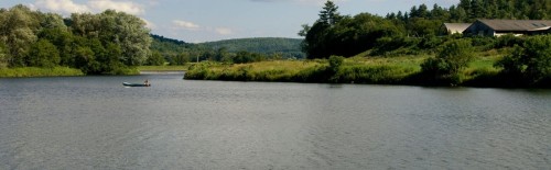 the beautiful scenery of Vermont for fly fishing