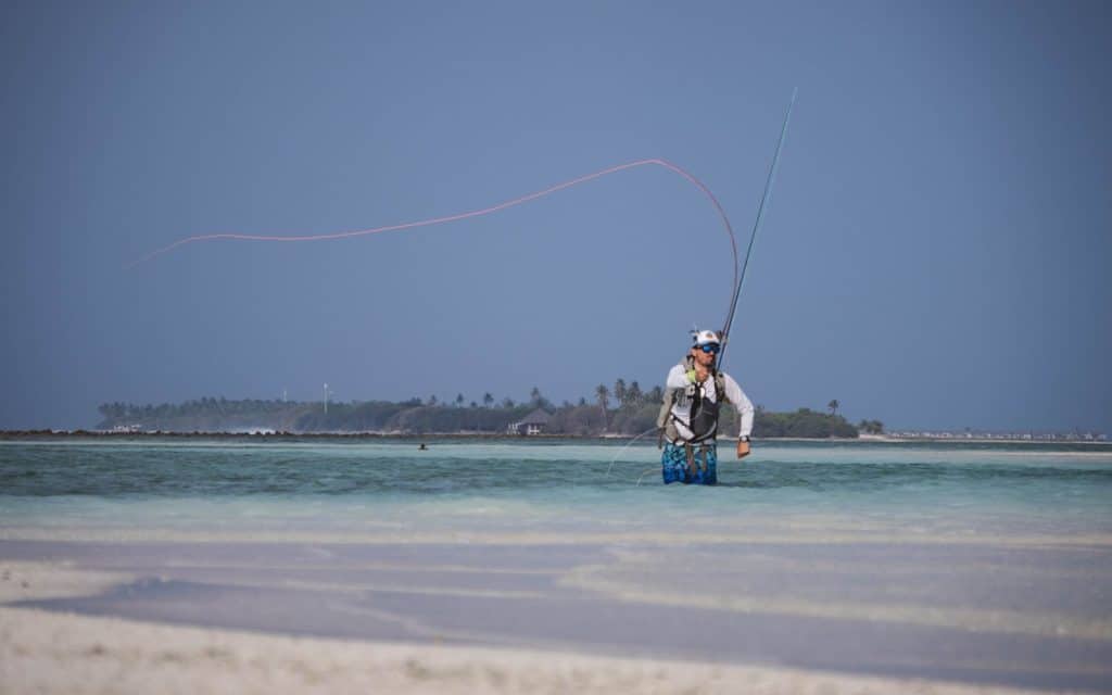 fly fishing in maldives