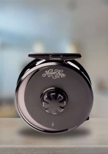Moonshine Fly Reel on a Table