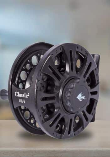 Snowbee Fly Reel on a Table