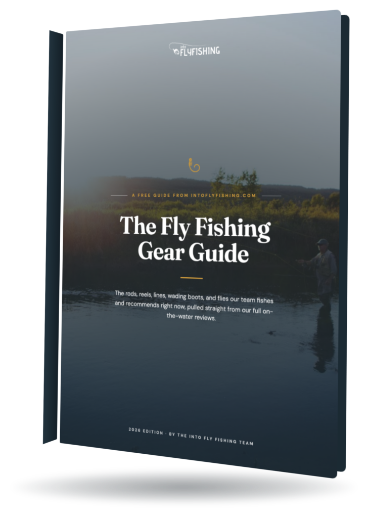 The Fly Fishing Gear Guide The Fly Fishing Gear Guide ebook standing upright