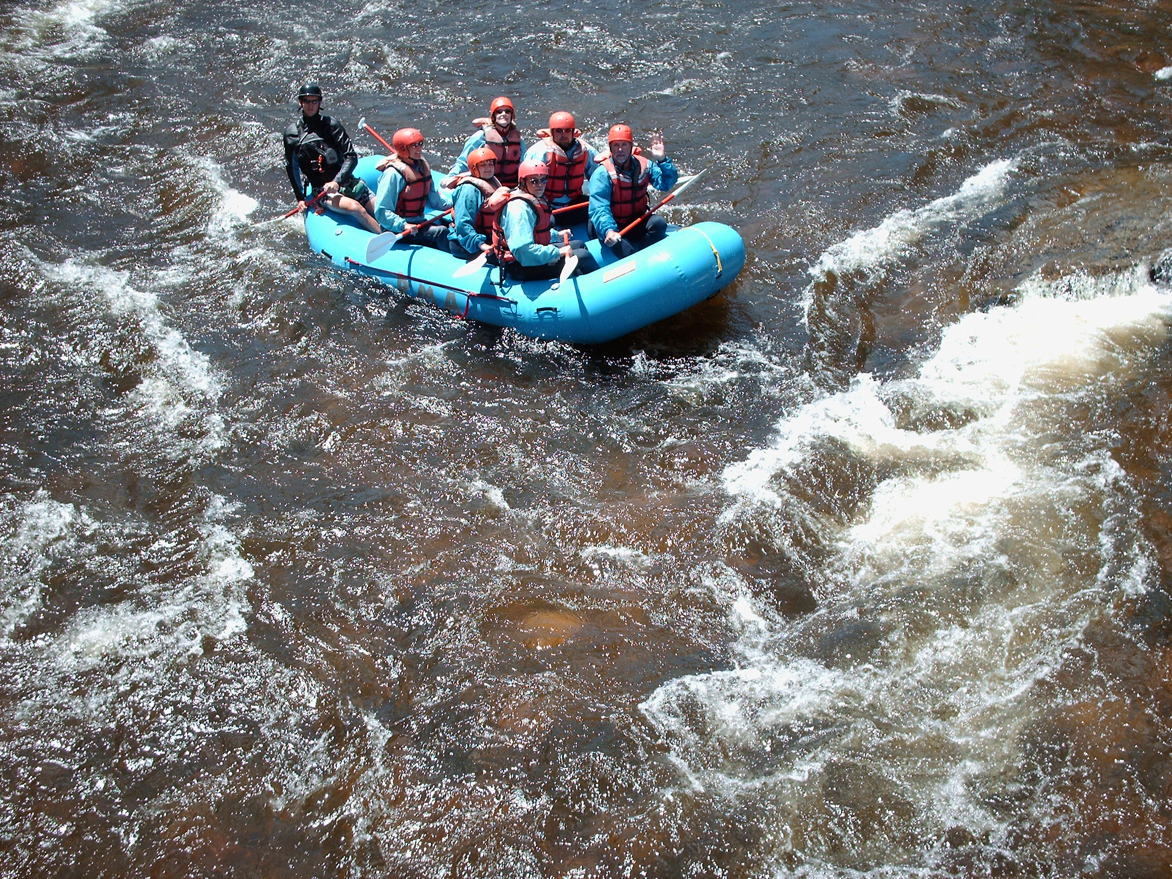 Rafters on the Cache la Poudre River
