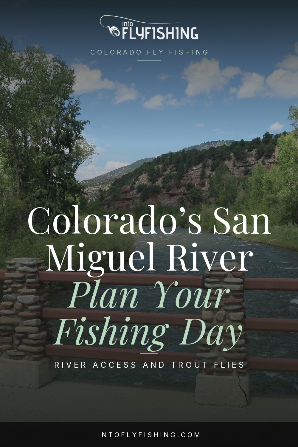 Colorado San Miguel River guide text over an exact San Miguel River photograph.