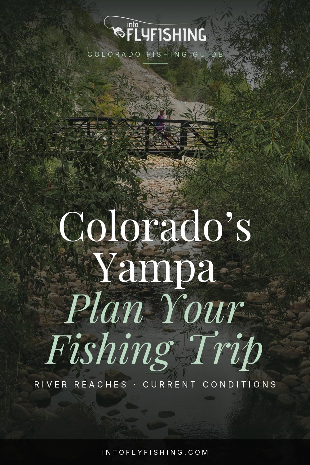 Yampa River Colorado guide pin. Soda Creek looking toward its Yampa River confluence by Bud Werner Memorial Library, Steamboat Springs. Photo: Dicklyon, CC BY-SA 4.0.